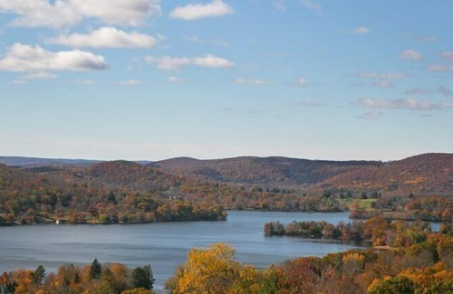 New Preston House | Lakefront home, water views, lovely patio, access to boat house and dock,...
