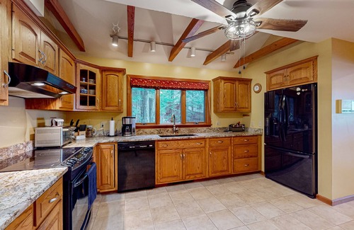 Raymond House | Lakefront home with amazing sunrise & sunset views, game tables & water toys