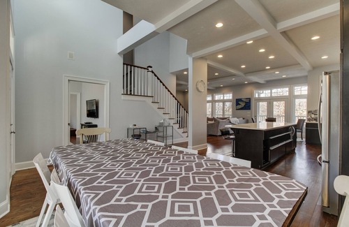 Moneta House | Lakefront Home with Hot tub, dock, & 12 beds