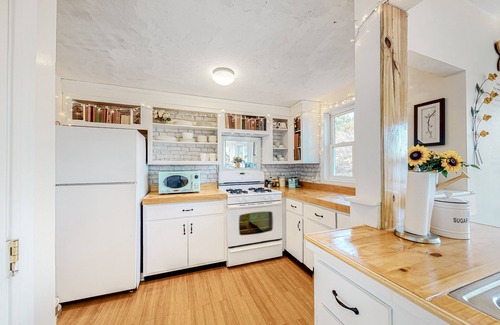 Plymouth House | Lakefront home with private dock, deck, & lovely view - short drive to the cape