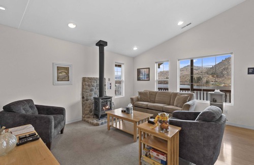 Manson House | Lakefront Home with Private dock, hot tub, SUP and Canoe