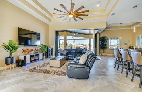 Burnt Store House | Lakefront Home with Private Dock in Cape Coral!