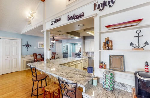 West Livingston House | Lakefront Home with Private Dock, Outdoor Kitchen - Dog-Friendly