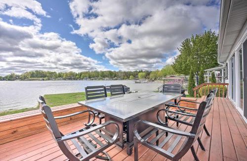 Sister Lakes House | Lakefront Home with Boat Dock in Benton Harbor!