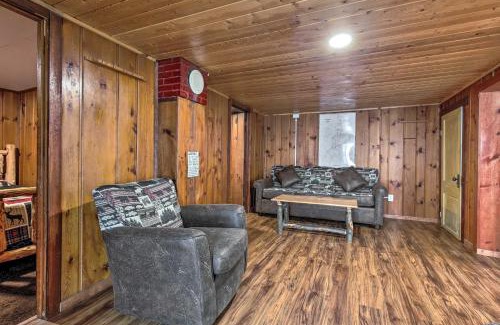 Minocqua House | Lakefront Minocqua Cabin with Dock and Fire Pit!