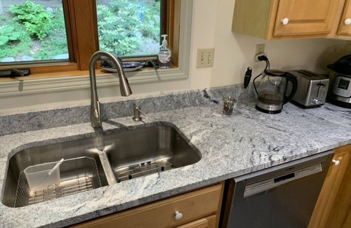 Casco House | Lakefront modern house-privacy, deck, screened porch; dock & fireplace sleeps 8