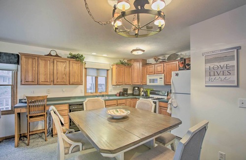 Newaygo House | Lakefront Newaygo Home - Private Dock, Kayaks