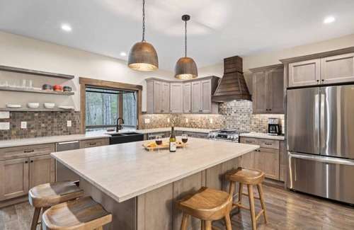 Nebo House | Lakefront on Lake James with dock, boat slip, and hot tub