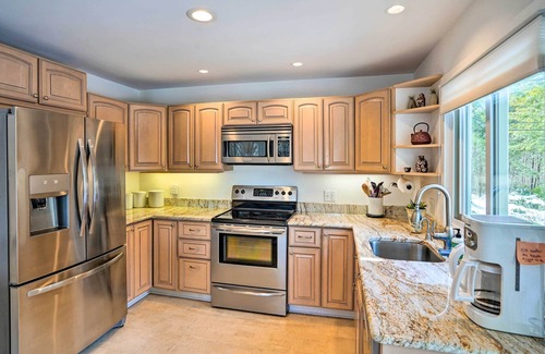 Otis House | Lakefront Otis Home w/Stunning Views & Boats!