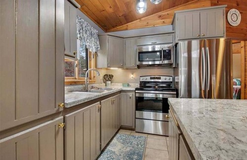 Spooner Cabin | Lakefront! Pine Cone Cottage on Lake McKinley NEW