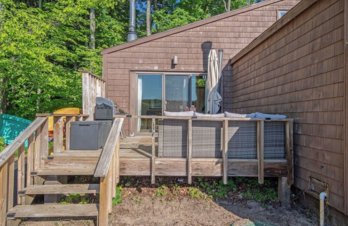 Gaylord Ski Chalet | Lakefront Vintage Chalet Surrounded by Lush Forest + Boats, Kayaks, Retro Games
