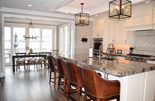 Huntersville House | Lakefront with Spectacular Views & Sandy "Kid Friendly" Beach in best location.