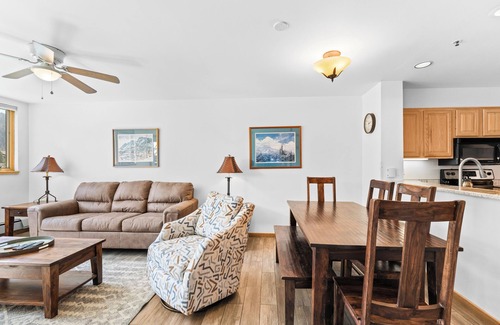 Lakeside Village Condo | Lakeside Condo w/Mountain & Lake Views, Steps to Shops, Dining & Activities!