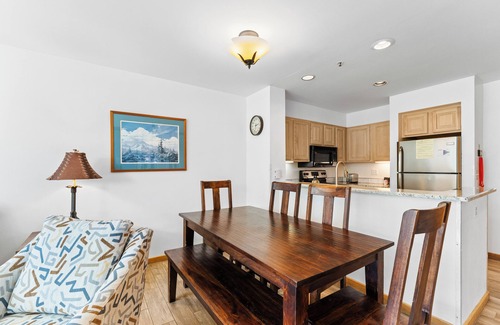 Lakeside Village Condo | Lakeside Condo w/Mountain & Lake Views, Steps to Shops, Dining & Activities!