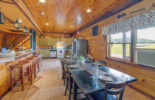Hancock House | Lakeside Gem: Hot Tub & Game Room in Hancock