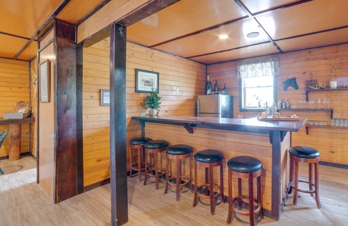 Hancock House | Lakeside Gem: Hot Tub & Game Room in Hancock