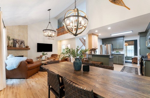 Gouldsboro House | Lakeside Luxe | Indoor Pool, Theatre, Game Room & Firepit Nights