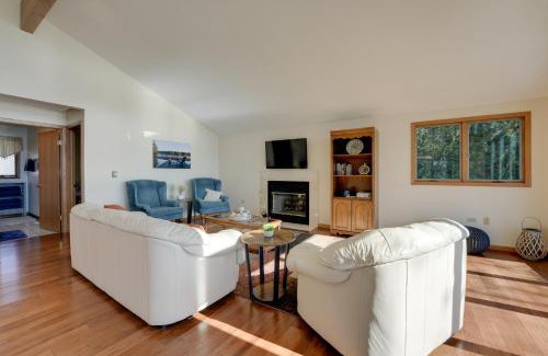 Sister Lakes House | Lakeside Michigan Retreat with Boat Dock and Fireplace