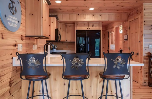 Gaylord Cabin | ⭐️ Lakeview Cabin: Hot Tub Jacuzzi & 4 Bedroom + 3 Bath - Escape to Bears Den! 🐻