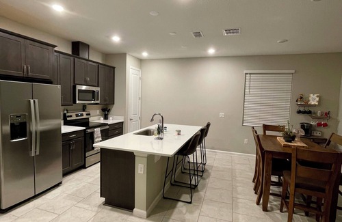 Haines City House | Lakeview Oasis w/Game Room, Screened Patio & Playground Across the Street