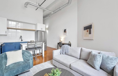 Greenville Apartment | Landing | Modern 1BD, Gym, Yoga Studio