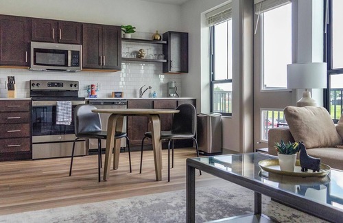 McCordsville Apartment | Landing | Modern 1BD, Rooftop Lounge, Courtyard