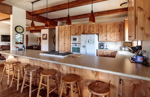 Bass Lake Cabin | Large 3-story LAKE VIEW 4 bedrooms (all masters) & 5 bath Boat Slip & Marina