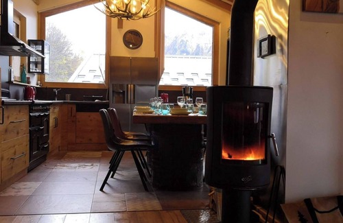 Plan Peisey Apartment | Large chalet-style duplex in Peisey-Vallandry with terraces and sauna