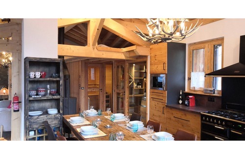 Plan Peisey Apartment | Large chalet-style duplex in Peisey-Vallandry with terraces and sauna