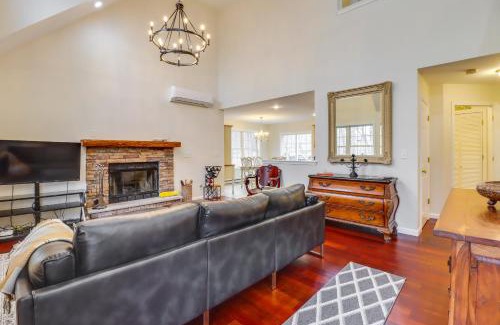 Pocono Lake House | Large Deck and Fire Pit Secluded Pocono Lake Home
