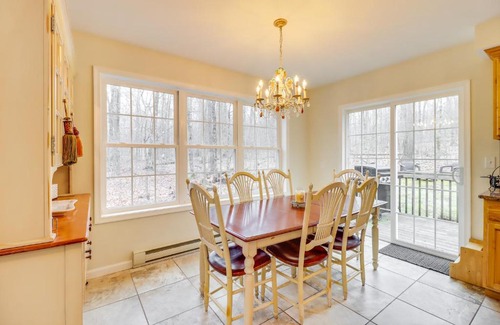 Pocono Lake House | Large Deck and Fire Pit Secluded Pocono Lake Home