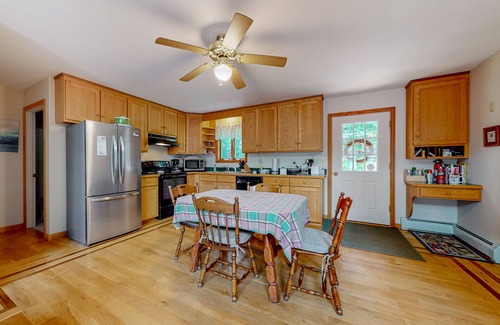 Gilmanton Hotel | Large dog-friendly home on Manning Lake with deck, lake views, dock, 4 kayaks