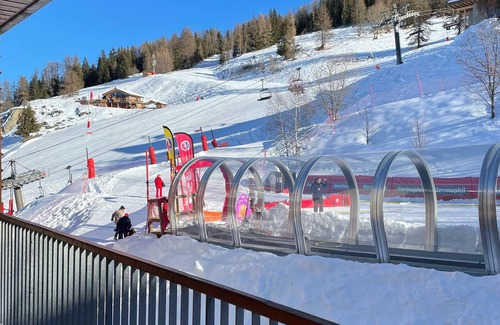 Peisey-Nancroix Apartment | Large family apartment with breathtaking views at the foot of the slopes!
