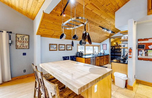 Innsbruck Val Moritz House | Large home with fireplace, private hot tub, grill & firepit - near skiing & golf