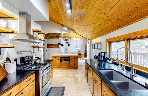Innsbruck Val Moritz House | Large home with fireplace, private hot tub, grill & firepit - near skiing & golf