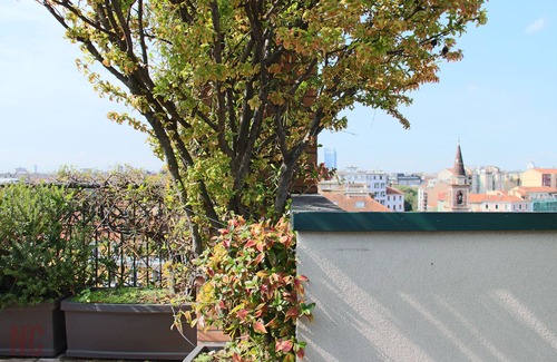 Casoretto Apartment | Large one-bedroom apartment with terrace.