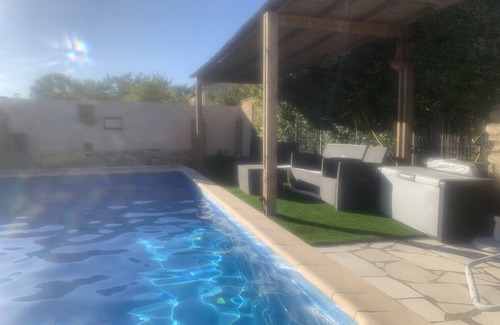 Saint-Andre Apartment | Large one roomed cottage close to Mediterranean with pool