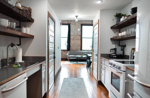 Johnson City Apartment | Large Studio Suite in the Middle of Downtown JC