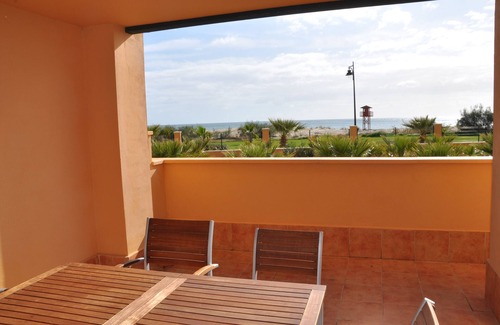 Ayamonte Apartment | Large terrace facing the sea: apartment with capacity for 6 people