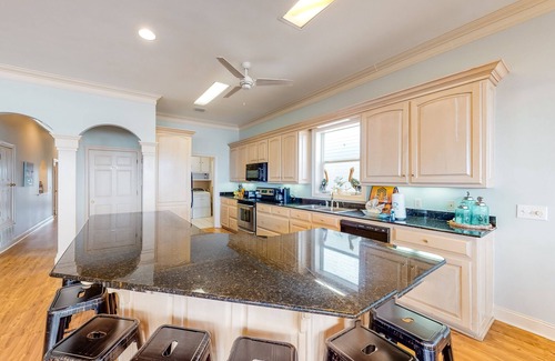 Southpointe House | Large, Two-Story Beachfront Home w/Free WiFi, Oceanfront Decks, Fireplace, Views