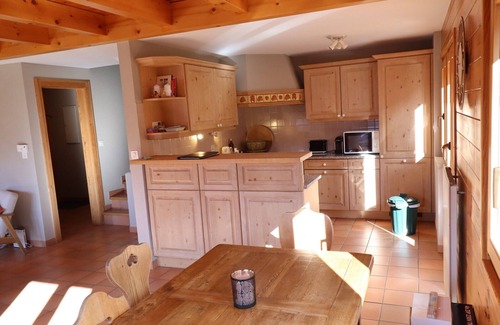 Saint-Luc Apartment | Large, very bright chalet for 8 people with large terrace, garden and a beautiful open view.Interior