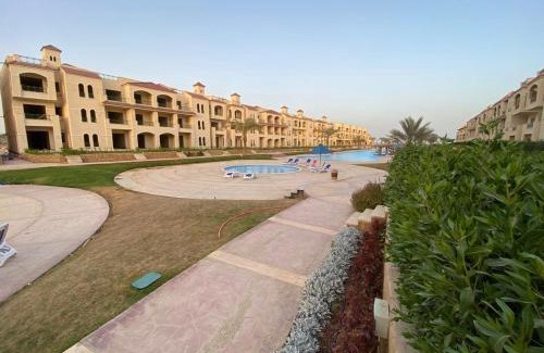 Ain Sokhna Resort | Laserina Palm Beach for families only with ground floor with big garden there is entrance extra fees 250 LE per adult