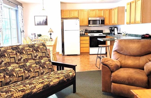 St Germain Condo | Lazy Bear Lodge on snow/UTV trails and lake