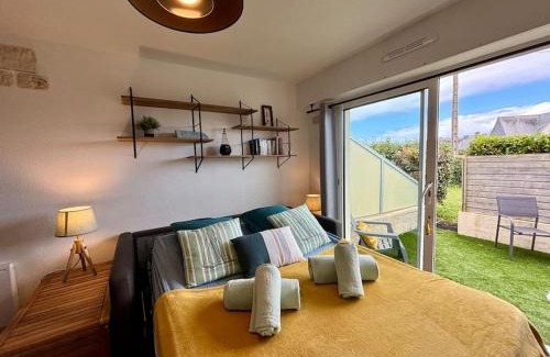 Le Fort Bloque Apartment | Le Calypso, studio avec terrasse à 50m de la mer !