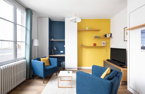 Graslin - Commerce Apartment | LE CINQ - Un nid au cœur de Nantes