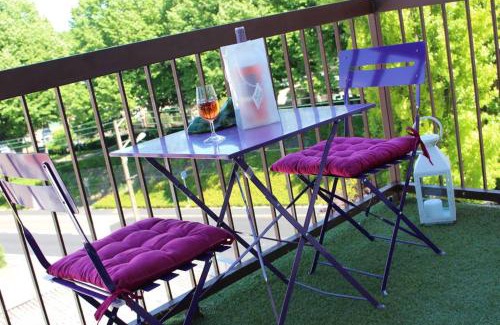 Chartres Apartment | Le Clos Pichot - Studio avec balcon, parking privé - 5mn Gare
