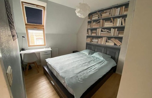 Saint-Honore - Jeanne d'Arc Apartment | Le Lagon bleue T avec extérieur