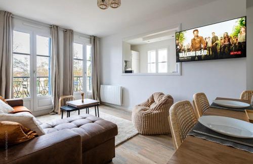 Bailly-Romainvilliers Apartment | Le Mana, 7 pers 2 chambres 12min Disneyland Paris