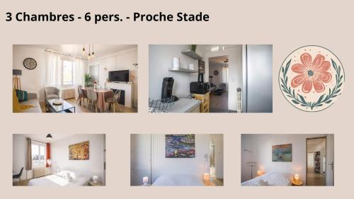 Troyes Apartment | Le May Flower - 3 Chambres - Proche Centre-Ville