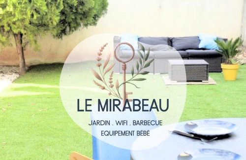 Trets Apartment | LE MIRABEAU - Jardin Calme & Confort proche d'Aix